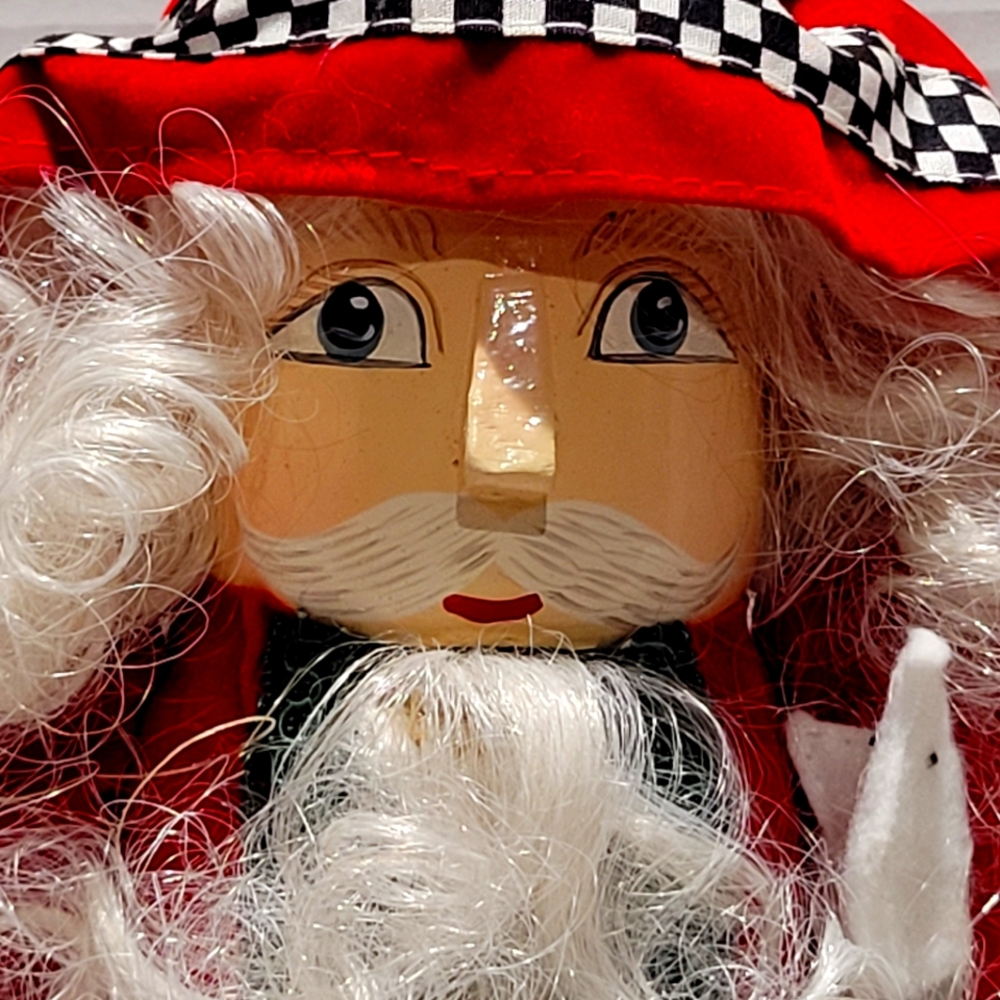 Vintage Decorative Scandinavian Christmas Nutcracker Figurine 12 " In Height